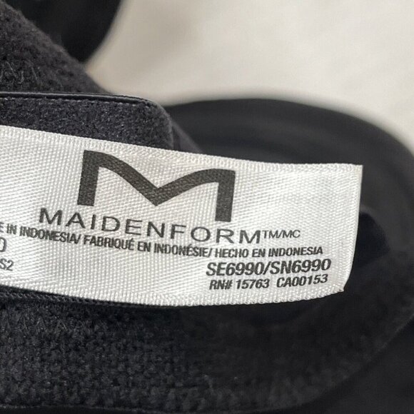 Maidenform 40D Self Expressions Stay Put Strapless Bra Black Underwire SE6990 - Picture 5 of 5